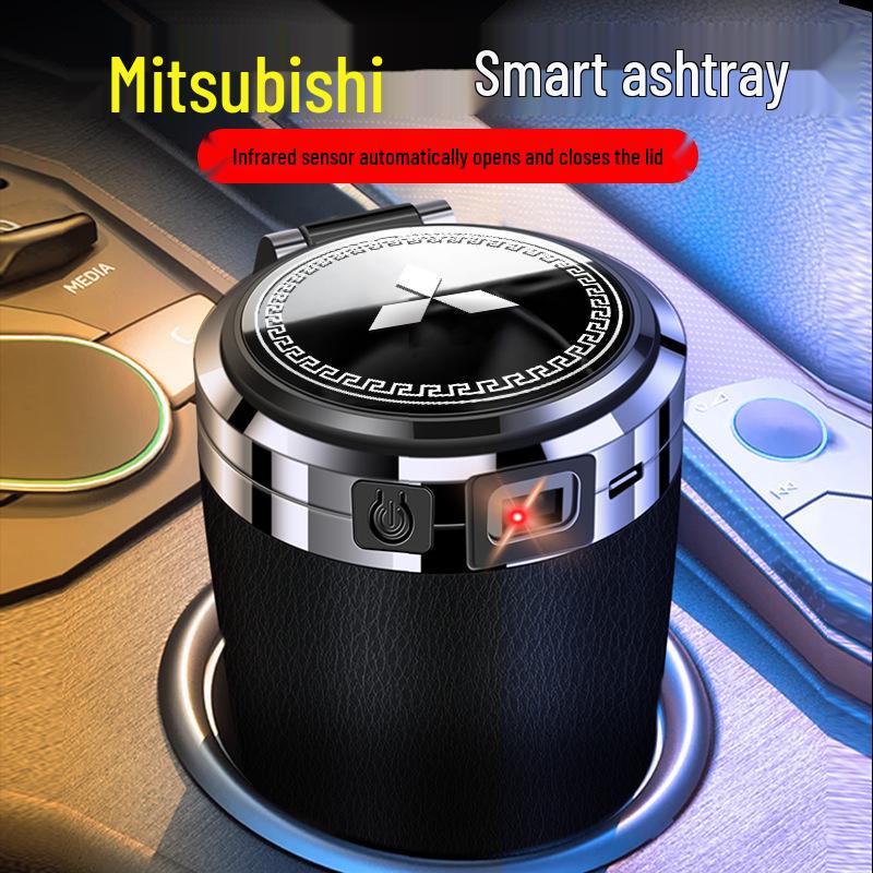 Подходит для пепельниц умных автомобилей Mitsubishi ASX, Outlander, Eclipse Cross, Atulco, Pajero и Lancer EX.