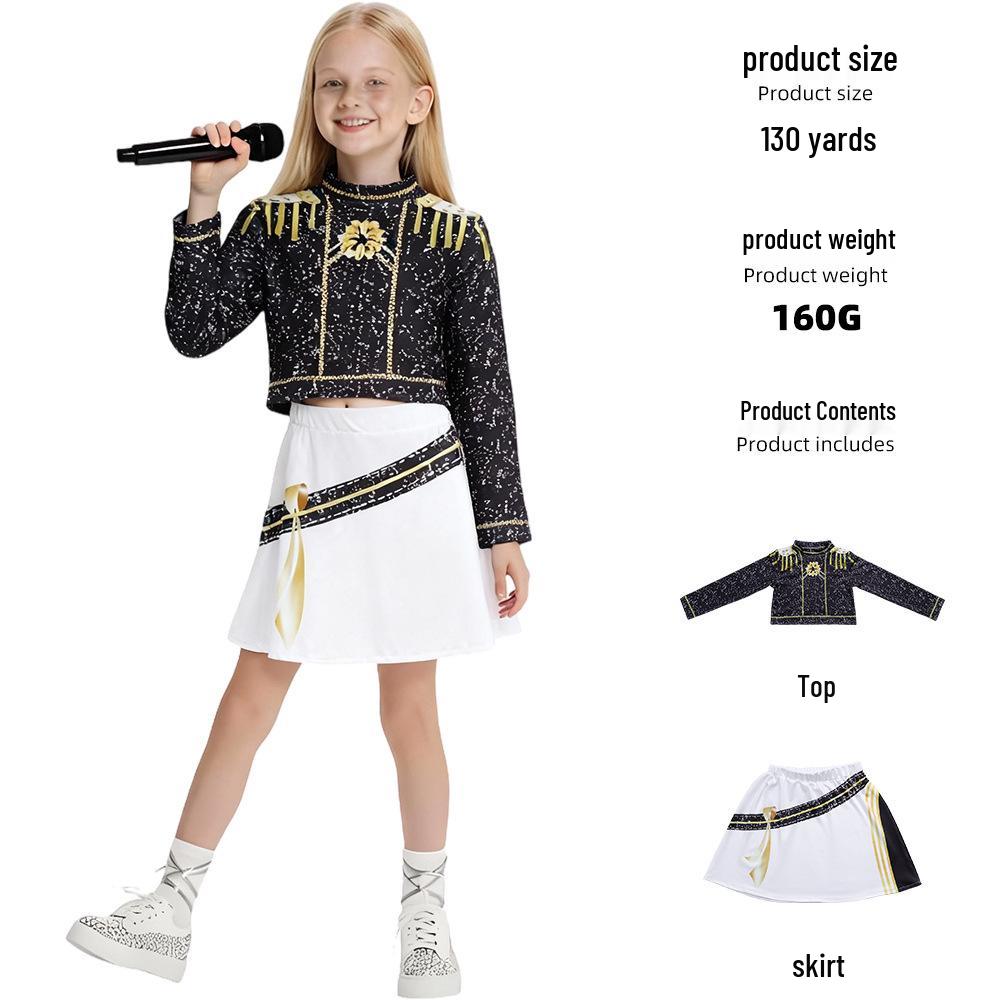 K-POP Demon Hunter Girl Group Cosplay Costume for Kids - Superstar Rumizzoi Collection