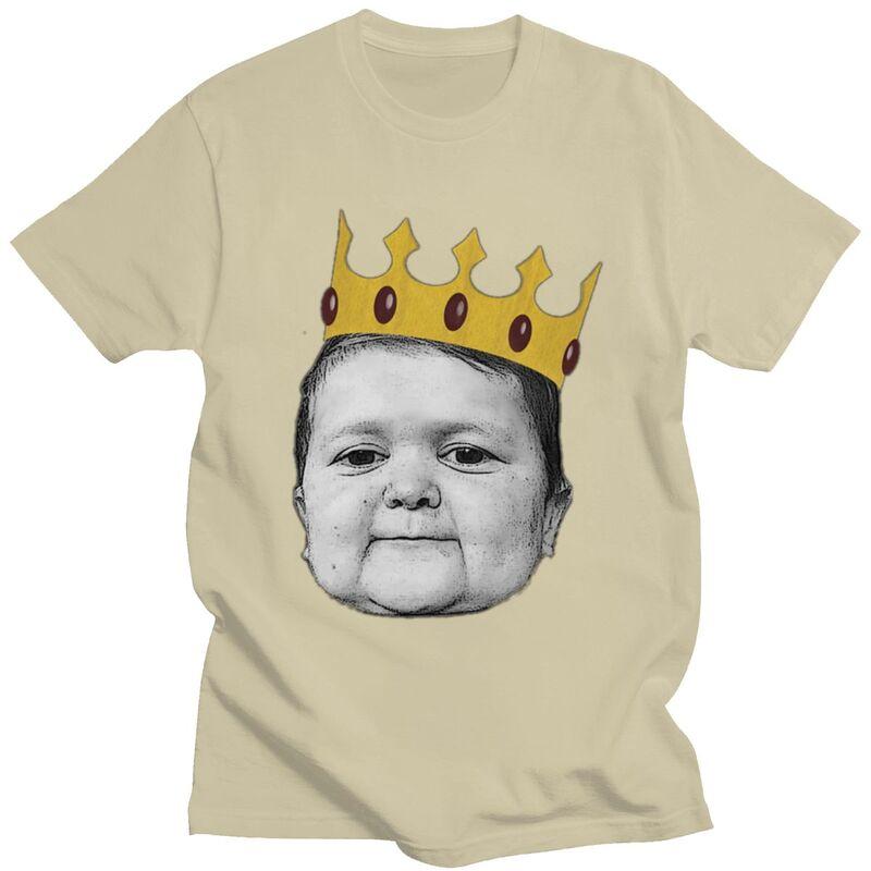 Custom Hasbulla Magomedov Crown Meme T Shirt ShortSleeve Cotton Tshirt Leisure Hasbulla Fighting Meme Tees Slim Fit Clothing