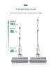2025 Безручный Большой Напольный Швабра-Моп из Нержавеющей Стали с PVA Впитывающим Покрытием