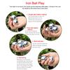 1 пара фитнес-мячей Baoding Ball Finger, вращающийся сустав, тренировка мышц, снижение стресса и забота о здоровье