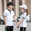 Летняя хлопковая школьная форма: Короткий рукав и длинные брюки для учеников средней и старшей школы