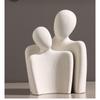 Latest Couple Family Statue | Ceramic Thinker Sculpture | Home Decor Items for Living Room Show Piece | Table Artifact (Hugging Couple)