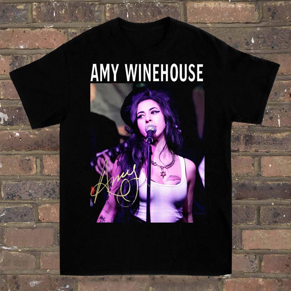 Amy Winehouse Фирменная футболка Унисекс Футболка Для Мужчин Женщин S-4XL Унисекс Футболка