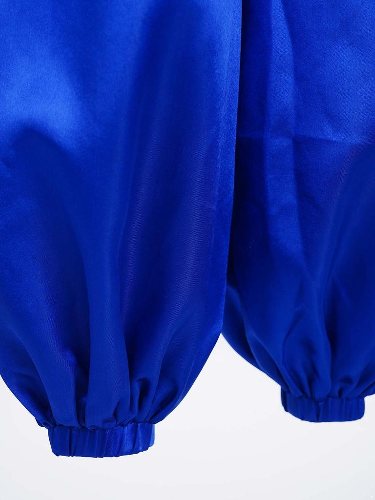 Kids Performance Bloomers - Loose Satin Belly Dance Pants with Elastic Waistband for Parties & Shows