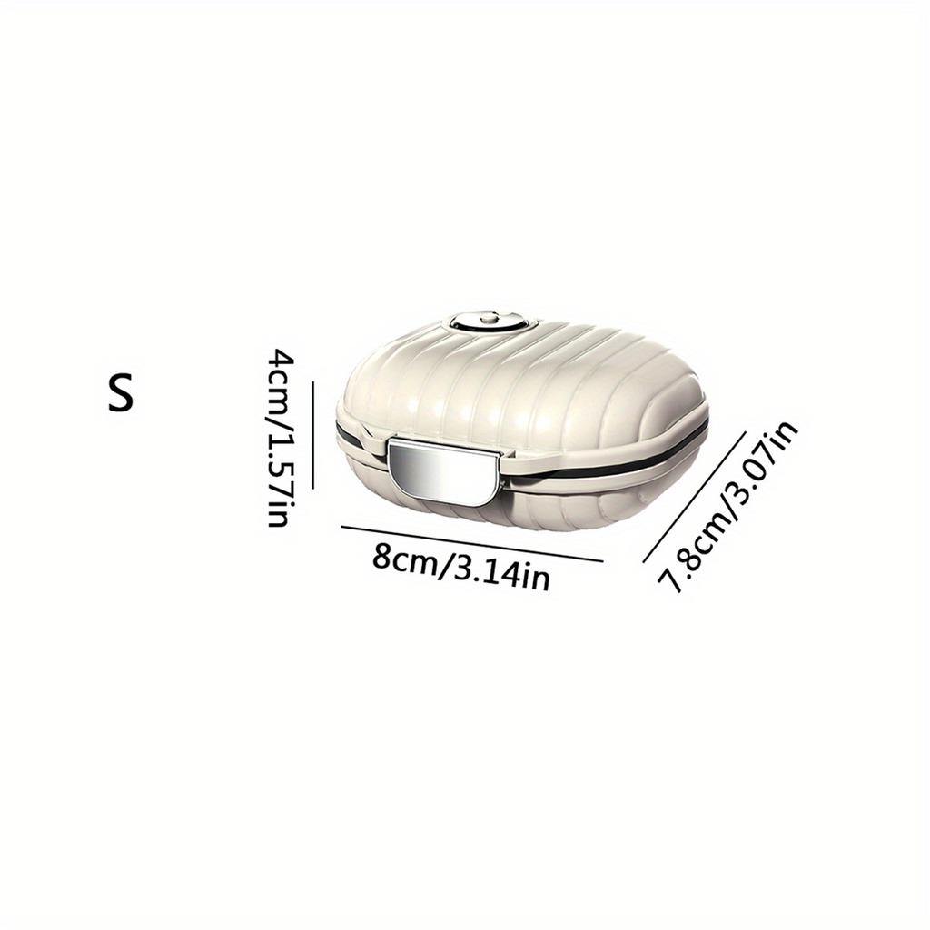 Portable Seven-Day Pill Box Organizer - Compact Travel Storage with 7 Grid Sub-Packaging, Sealed and Easy-to-Use Design for Medication Management