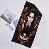 1pc Addams Family Wednesday1 Beach Towel, Sports Cape, Beach and Seaside Swimming Pool Equipment, Fashion Pattern, Rectangular, Travel Essentials