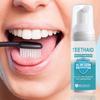30ML Mousse Toothpaste Natural Ingredients Oral Care Food Grade User-friendly Teeth Whitening Ultra-fine Mousse Foam Deeply Cleaning Toothbrush