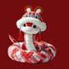 25/35cm Snake Accessory Oranments New Year Cosplay Gift Chinese Style Snake Doll Plush Cute for Girl Boy Birthday Gift
