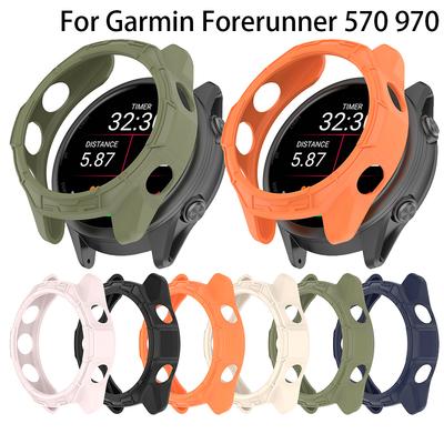 Защитный чехол Armor Hollow из ТПУ для Garmin Forerunner 570 42 мм 47 мм 970, рамка, жесткая крышка, защитный корпус для часов, бампер