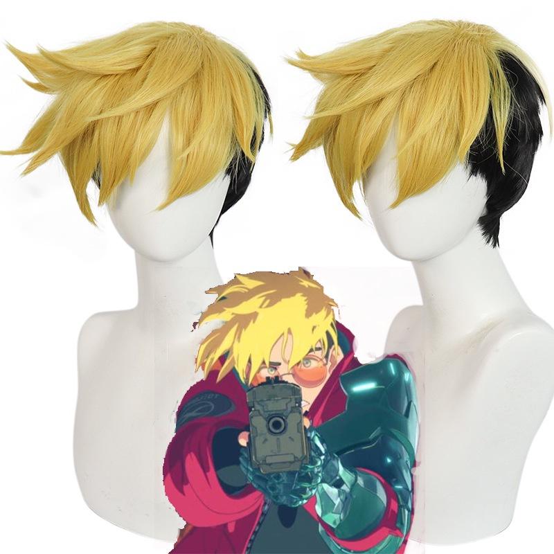Trigun Stampede Vash Wig For Cosplay Costume High-quality Heat-resistant Anime Hairpiece