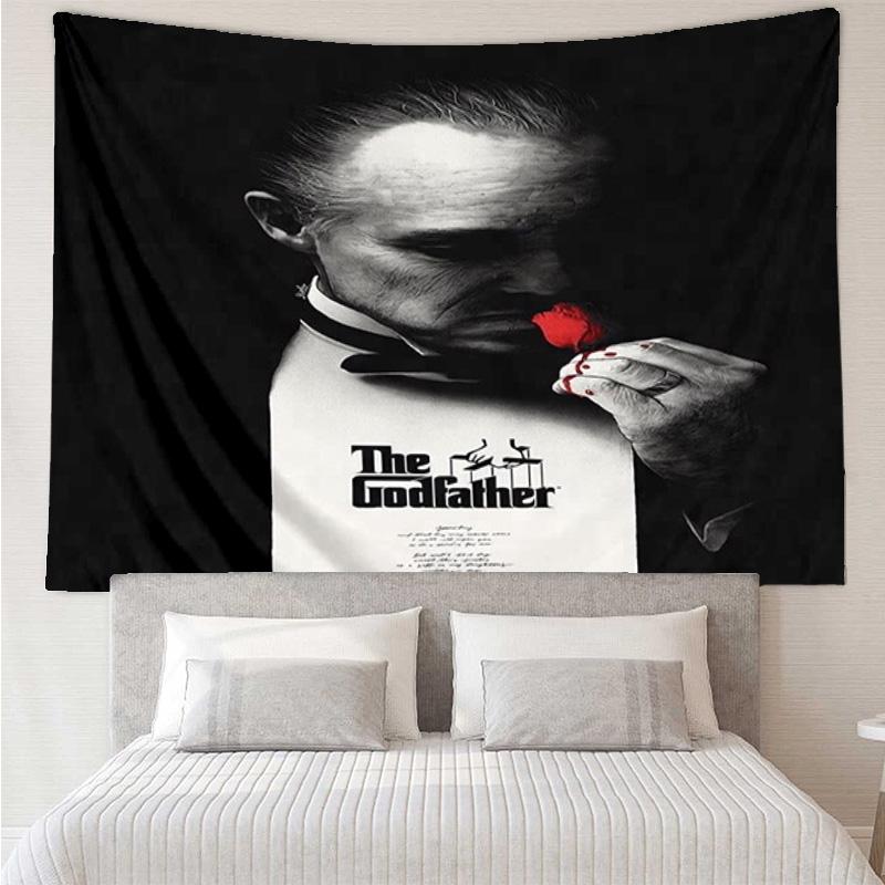 The God-father Tapestry Hanging for Bedroom,Livingroom, Playroom,Decor Art Room Wall Tapestry Holiday and Birthday Gifts