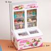 Miniature Food Play Children'S Play House Mini Light Refrigerator Ice Cream Freezer Ob11 Doll House Model Ornament Toy