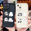 Прекрасный чехол для телефона с рисунком счастливых медведей для iPhone Samsung Galaxy Xiaomi Redmi POCO HUAWEI Honor, противоударный резиновый мягкий гибкий чехол