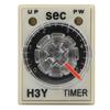 H3Y 2 Реле времени с задержкой 8-контактное Реле времени 0,5 секунды Тип с циферблатом Время 5A для Многоцелевого использования менее чем br более чем (12VDC )