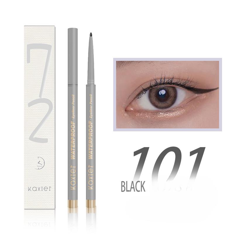 Гелевая подводка для глаз, водостойкая, не размазывается, ультратонкая и стойкая, коричневая, для новичков в макияже.