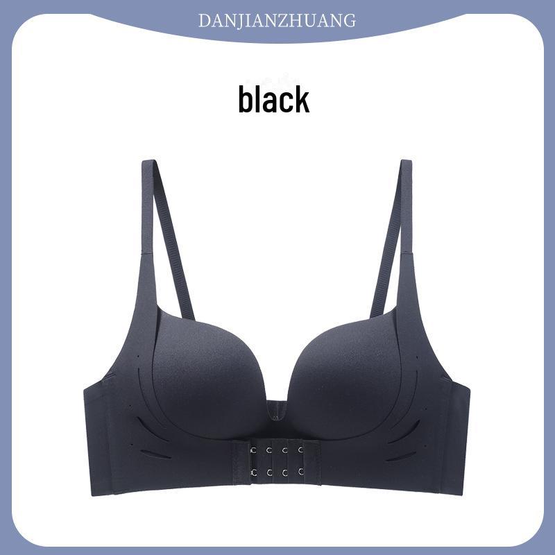 Enhancing Front-Buckle Bra for Small-Chested Women: Gathered Support & Anti-Sagging Design