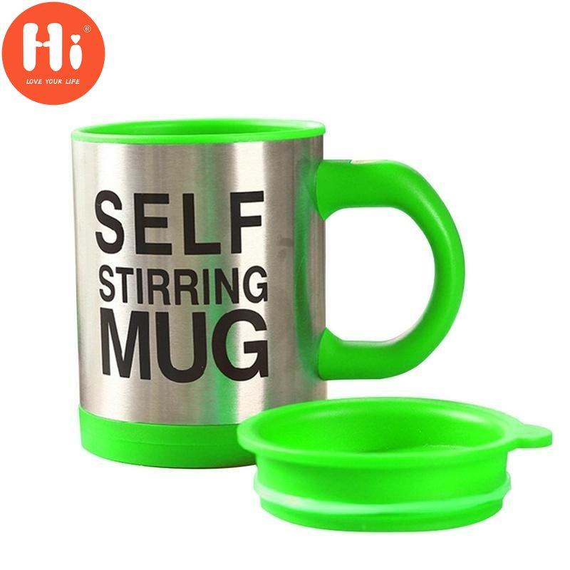 Hi Coffee Mug Self Stirring Quitter Travel Lazy Coffee Mixing Cup Home