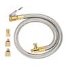 Inflatable Tube Hose Car Tire Air Inflator Hose Inflator Tube Connection Quick Inflation Chuck Locking Air Chuck for Motorcycle