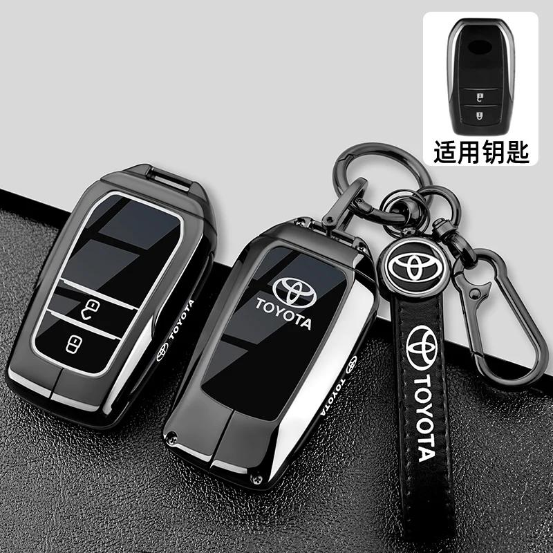 GQUL6 Упаковка для ключей из цинкового сплава highlander Camry CALLORA RAV4 RITZ Для TOYOTA CROWN Декоративный корпус автомобильного ключа