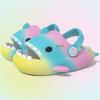 Fashion Litfun Kids Shark Slippers Fashion Children Cartoon Shark Sandals Girls Boys Home Non-slip Casual Sandal Outdoor Beach Sandals