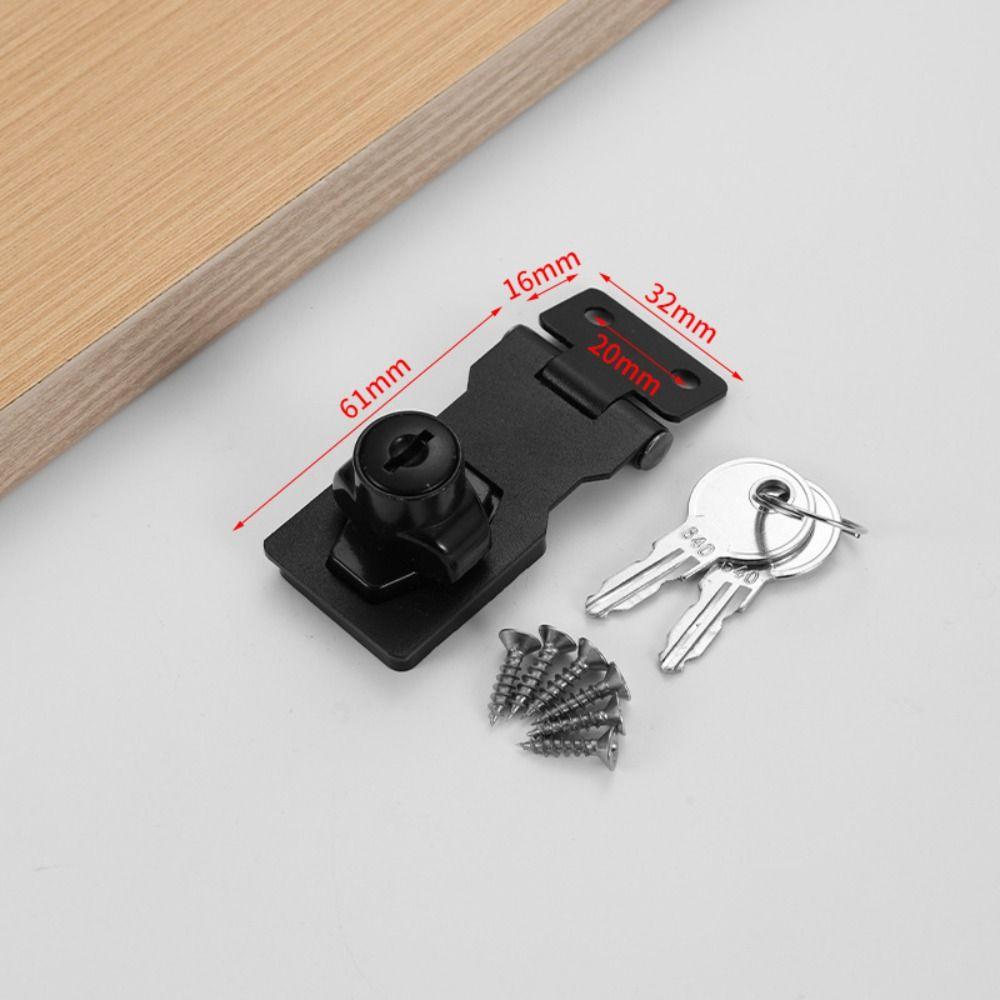 No-punch Cam Cylinder Locks Door Portable Lock Plate Lock Buckle  Drawer