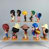 Набор ПВХ фигурок One Piece Коллекционная модель с персонажами аниме Луффи Зоро и Боа Хэнкок для фанатов