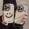 Smile Patterned Puff Shockproof Soft Silicone Simple Pure Color Full Back Case Silicone Shell for iPhone Samsung