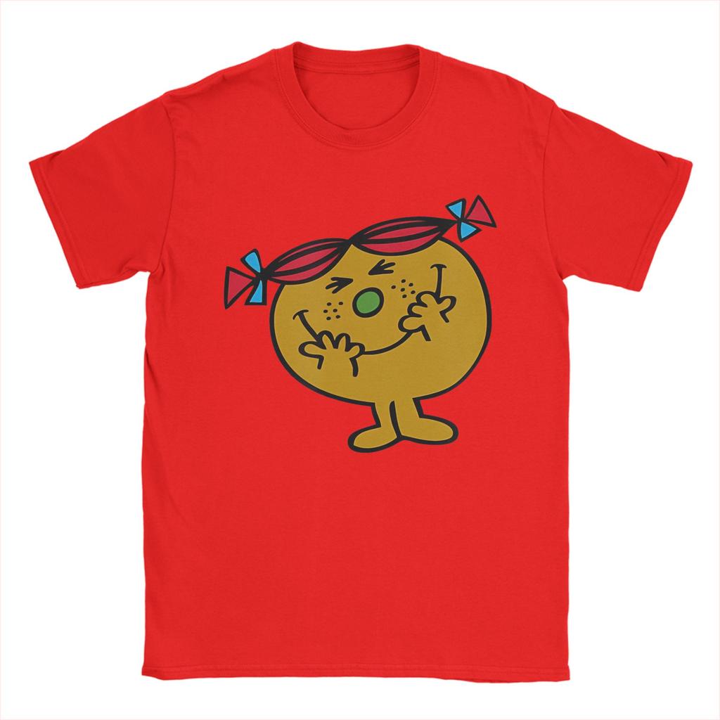 Mr Men Little Miss Trouble T Shirts Men Women Pure Cotton Leisure T-Shirt Round Neck Tee Shirt Short Sleeve Clothing Plus Size