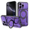 For iPhone 16 Pro Max Case Compatible with MagSafe Shockproof TPU + PC Phone Back Cover with Kickstand