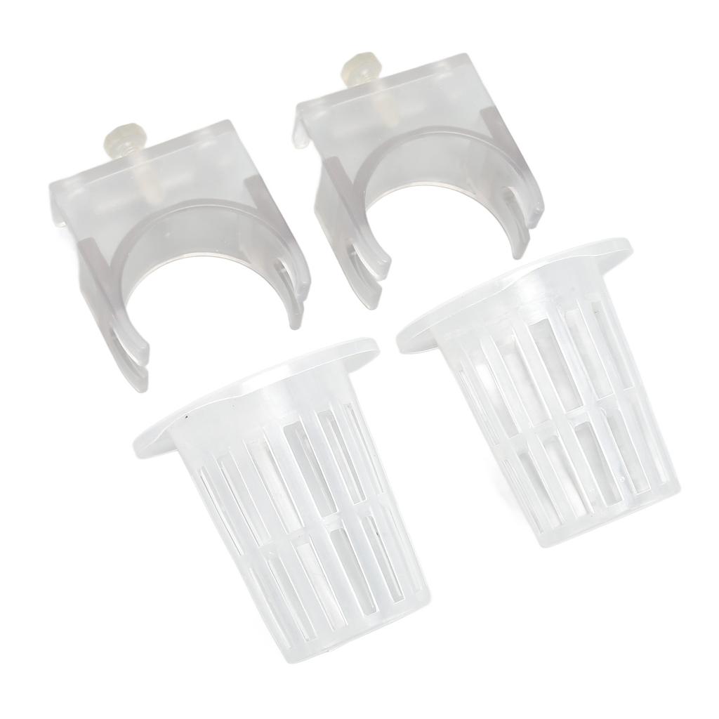 Hanging Aquarium Plant Holder Adjustable Fish Tank Planter Cups with Hole for Aquascape Decorations