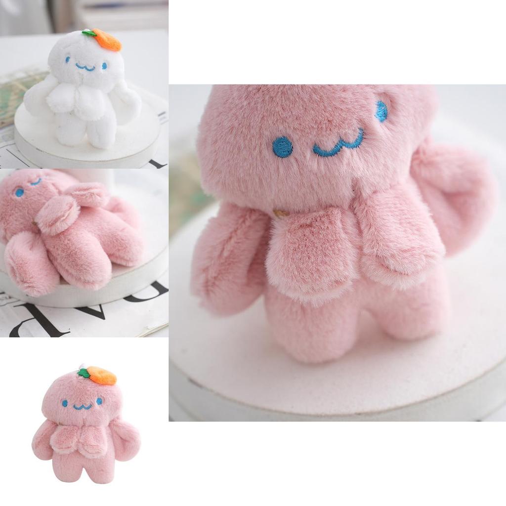 Adorable Plush Bunny Keychain With Soft Rabbit Doll Fluffy Backpack Charm 12cm