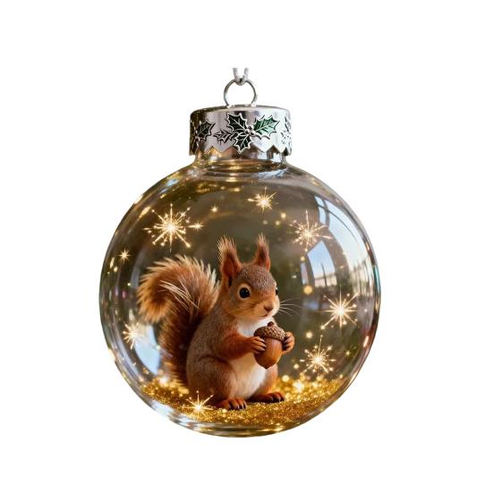 Птицы 2D Акриловые Рождественские Украшения Декоративные Фигурки Диких Животных Морская Тематика Тематический Декор Подарок для Любителей Природы Праздничные Украшения