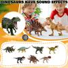 Новинка, имитация динозавров, модель животных, фигурка, реалистичная детская интерактивная игрушка