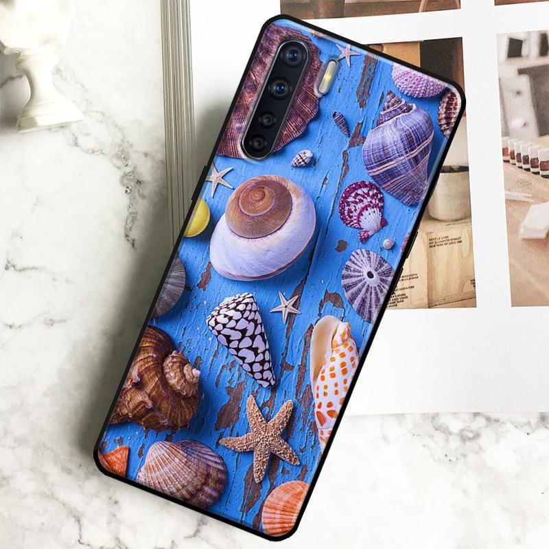 Sea Shells Case For Oppo A98 A78 A18 A38 A58 A40 A60 A80 A16 A76 A96 A17 A77 A74 A94 A54 A57S A15 Cover