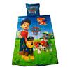 Bedding Set - Paw Patrol - Duvet Cover 140x200 Cm - Pillowcase 63x63 Cm - 100% Polyester - Reversible