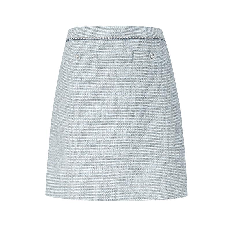 Мини-юбка А-силуэта из твида SOUP (Sz4Srm1)