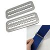 1/5PCS Stainless Steel Strap Buckle Slide Keeper Ring Belt Buckle New Webbing Buckle  Bag Making