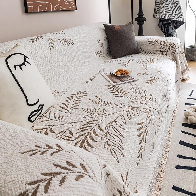 Winter Single-Edge Velvet Sofa Towel New Sofa Cover Cloth Light Luxury High Sense Full Covered Sofa Cover Sofa Cover