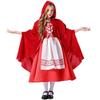 Children's Day Drama Costumes, Children's Pastoral Little Red Riding Hood Cape, Stage Performance Costumes
