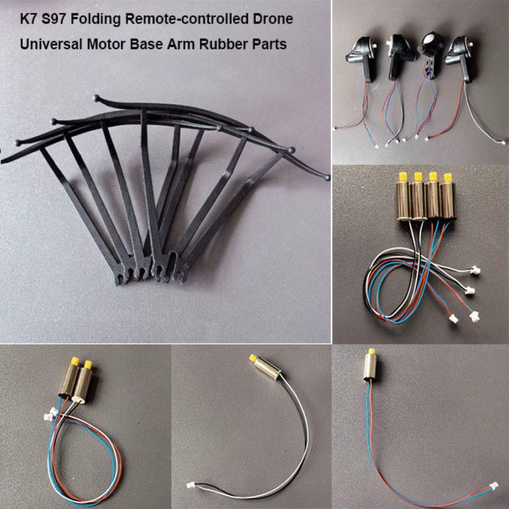 K7 S97 Arm Rubber Parts Motor Base  RC Drone Accessories/Folding Remote-controlled Drone