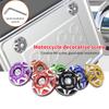 2/3PCS Motorcycle Screw Cover Oxidation Resistance Durable Aluminum Alloy Car Accessories Ghost Fire Scooter Shell Screw Cover