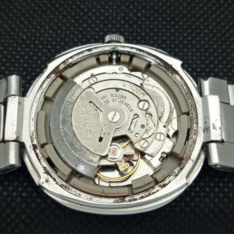USED VINTAGE SEIKO 5 AUTOMATIC 6319A JAPAN MENS DATE WATCH 621d-a415804-2 SKU621d-a415804