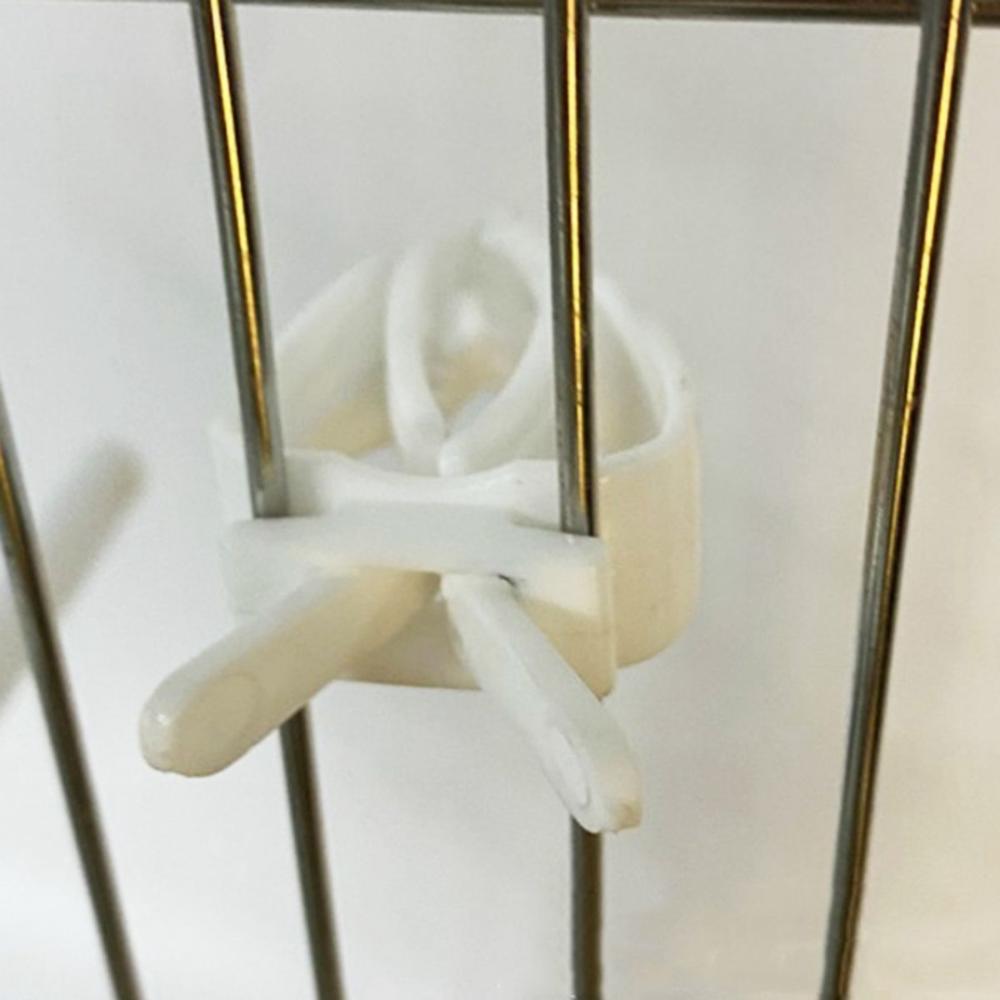 Plastic Fruit Pet Cage Accessories Bird Food Holders Parrot Feeder Feeding Clamp Cuttlebone Clip