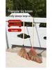 Large Bamboo Broom for Outdoor Use - Perfect for Courtyards, Roads, and Workshops