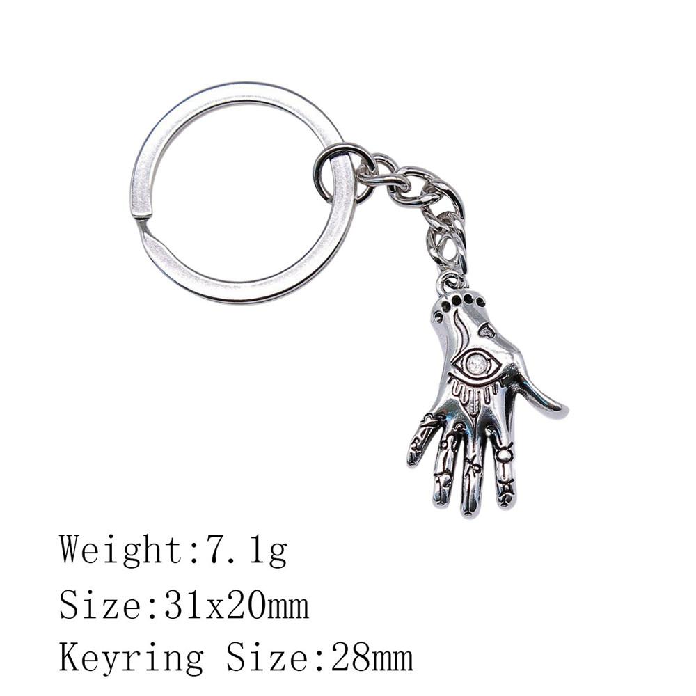 Брелок для ключей в виде сумки «Обратно в школу» с изображением руки Хамсы и глаза Гора, украшения для дома, крутой брелок