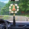Exquisite Car Hanging Decoration Good Luck Car Upholstery Circle Lotus Car Pendant  Automobile