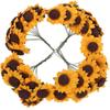 100pcs Handmade Artificial Sunflower Paper Flower Realistic Fake Flower  Wedding