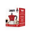 Кофеварка Bialetti Espresso Direct Moka 4 Coffee 0006944, Совместима с нагревом/индукцией, Индукционная, Чашки, Макинетта, Красная,