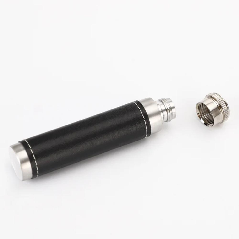 Stainless Steel Hip Flask Cylinder Wine Bottle Drinking Pocket Bottle Whisky Flagon  Vodka